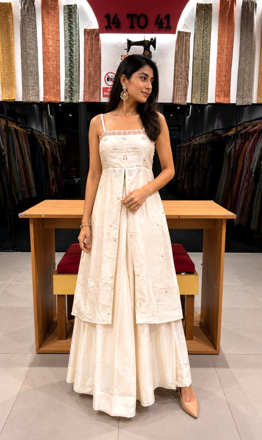 Ruhani Jacket Skirt with Long Gown