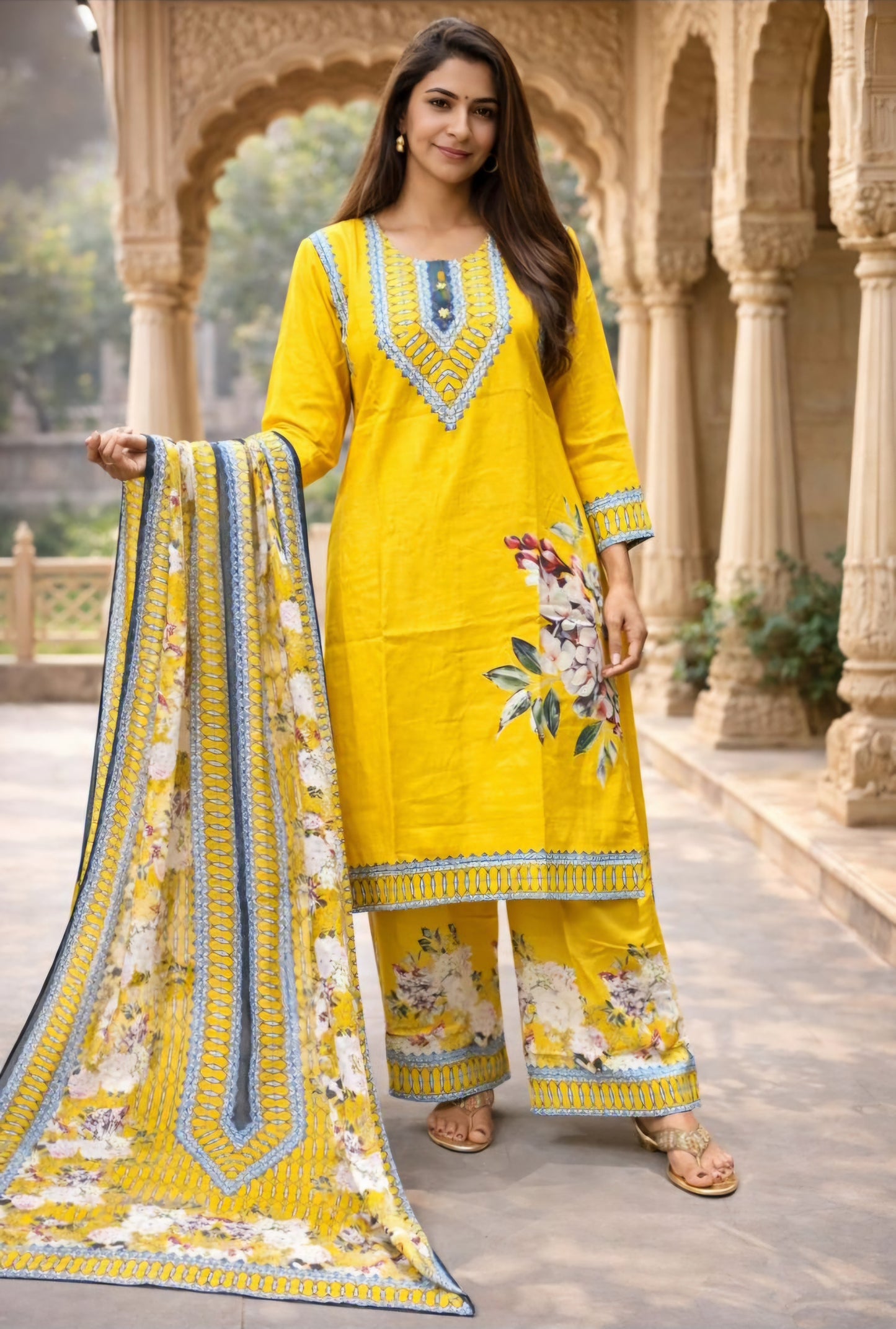 Sunlit Blossom 3-Piece Set