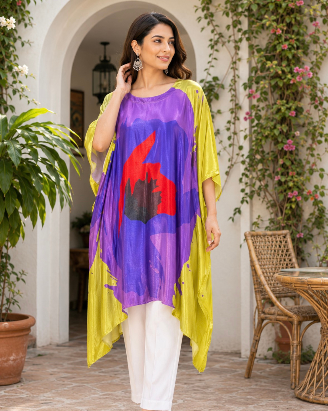 Orchid Bloom Kaftan