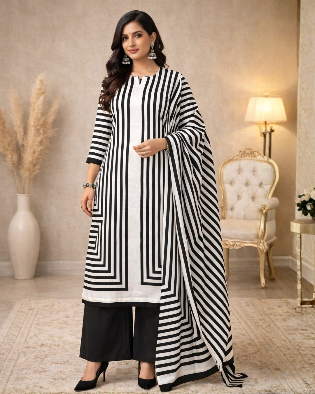 Noir Lines 3-Piece Set