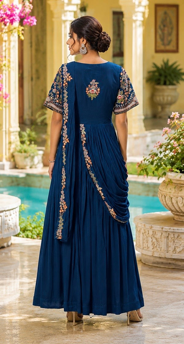 Twilight Saree Gown
