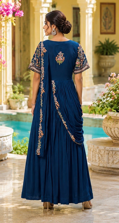 Twilight Saree Gown