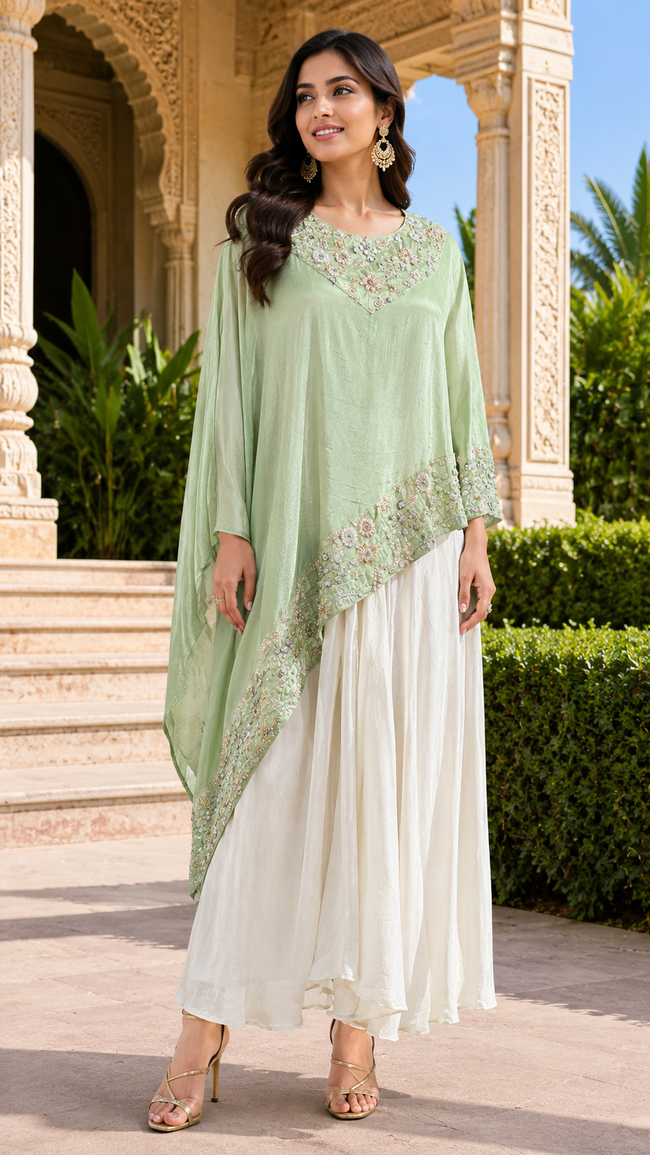 Imperial Cape Set – Pista Green