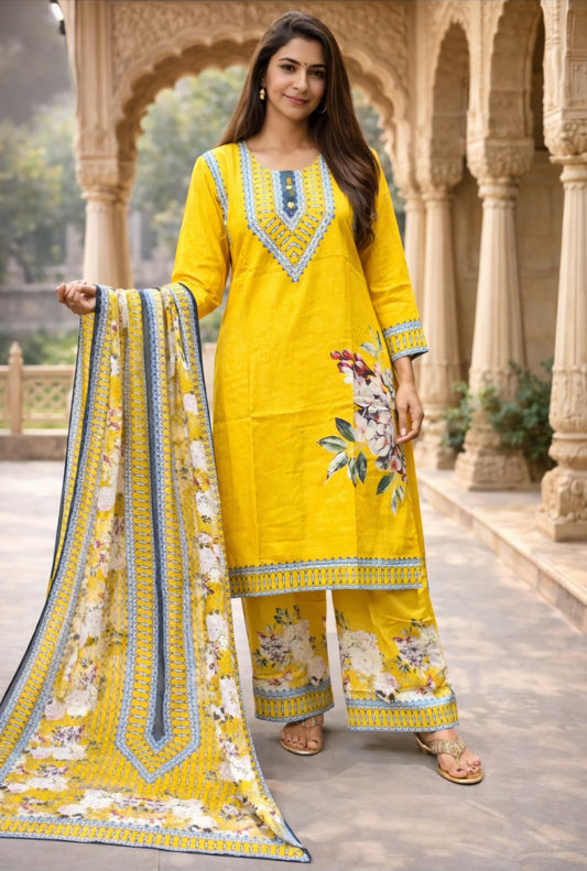 Sunlit Blossom 3-Piece Set